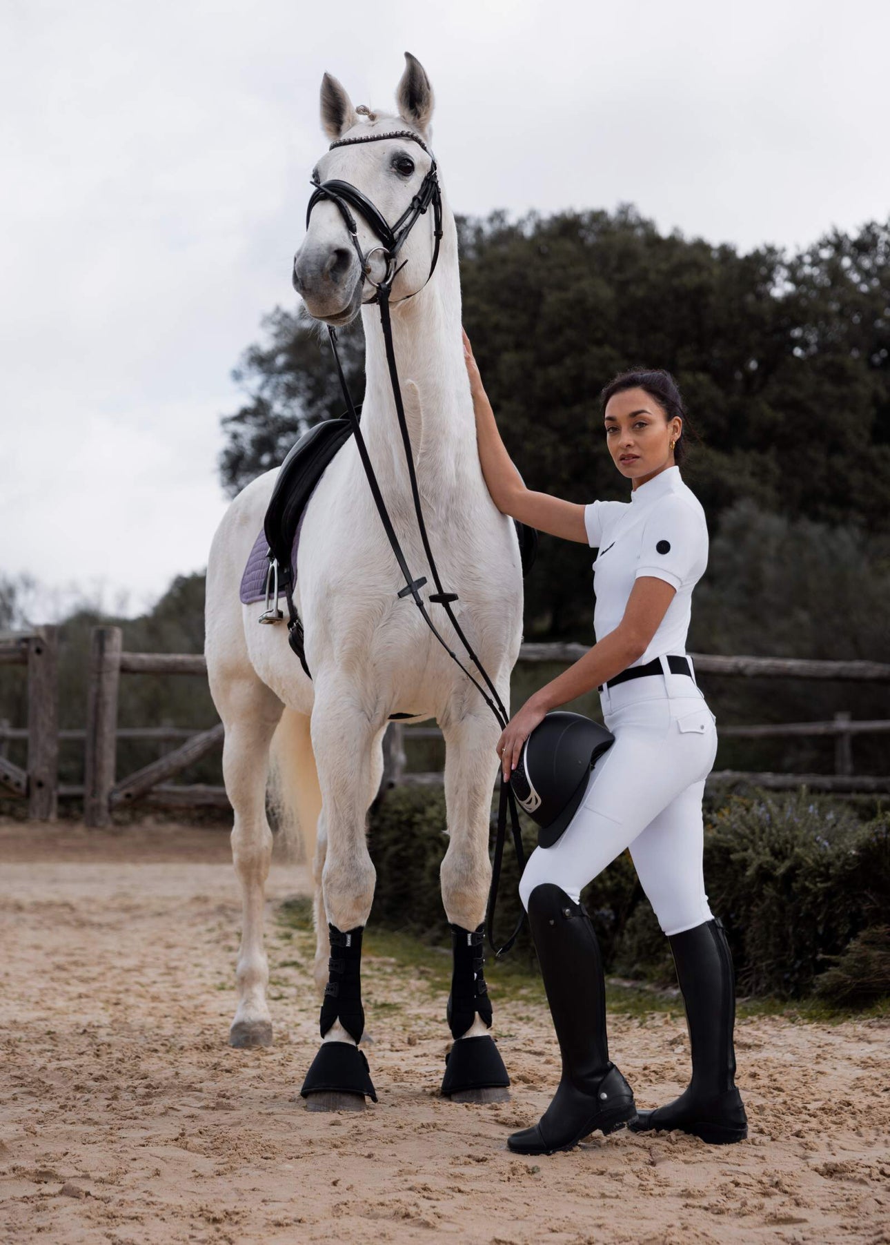 Anya legging d'équitation à fond intégral